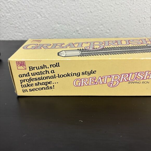 VTG Helene Curtis Shaping Iron 19mm All Purpose Aluminum Barrel Great Brush NOS - Picture 3 of 12